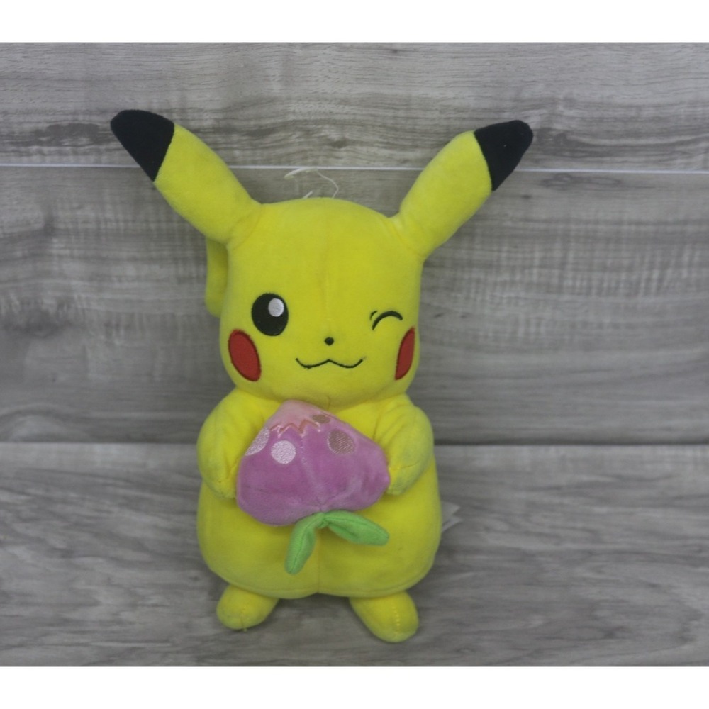 Pokemon Pikachu With Pecha Berry 8" Plush
